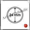 CAPSULES pour PIECES de 24 mm - Boite de 10 (319128 ou CAPS24) Leuchtturm