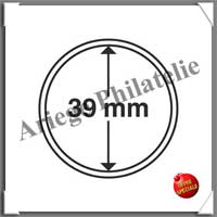 CAPSULES pour PIECES de 39 mm - Boite de 10 (315148 ou CAPS39)