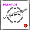 CAPSULES PREMIUM pour PIECES de 24 mm - Boite de 10 (345029 ou CAPSP24) Leuchtturm