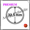 CAPSULES PREMIUM pour PIECES de 32,5 mm  (10 et 20  euros) - Boite de 10 (345040 ou CAPSP32.5) Leuchtturm