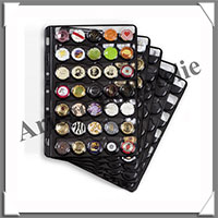 Pages VARIO Champagne - NOIRES - Set de 5 Pages (35 Cases) + 5 Intercalaires (329193 ou CHAMP35S)