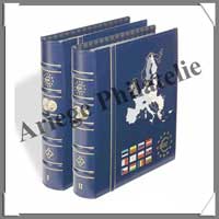 Albums VISTA - Tomes 1 + 2 - Sries 'EURO' des 24 Pays (341042 ou CLASEUROBL1-2SET)