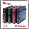 Reliure DE EXCELLENT - CLASSIC - ROUGE - Avec ETUI assorti (302402 ou CLDEKAR) Leuchtturm