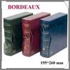 ALBUM Classic + ETUI - BORDEAUX - 200 FDC : 195x130 mm (319991 ou CLFDC6KAR) Leuchtturm