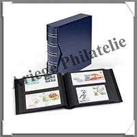 ALBUM Classic + ETUI - BLEU ROI - 200 Lettres DL : 243x133 mm (354422 ou CLFDC8SETBL)