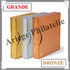 Reliure GRANDE Classic - AVEC Etui assorti - BRONZE - Reliure Vide (361118 ou CLGRSETBRO) Leuchtturm