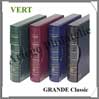 Reliure GRANDE Classic - VERT FONCE - Reliure avec Etui assorti (317159 ou CLGRSETG) Leuchtturm