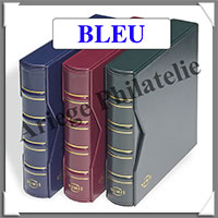 Reliure NUMIS CLASSIC - AVEC Etui assorti - BLEU - Reliure Vide (317360 ou CLNUMSETBL)