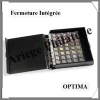 Reliure OPTIMA Classic - NOIR - Avec Fermeture Intgre - VIDE (310766 ou CLOPBOBIS)