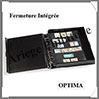 Reliure OPTIMA Classic - AVEC Fermeture Intgre - NOIR - Reliure Vide (310766 ou CLOPBOBIS) Leuchtturm