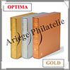 Reliure OPTIMA Classic - AVEC Etui assorti - GOLD - Reliure Vide (361113 ou CLOPSETGOI) Leuchtturm