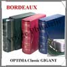 Reliure OPTIMA Classic GIGANT - AVEC Etui assorti - BORDEAUX - Reliure Vide (301654 ou CLOPSETGR) Leuchtturm