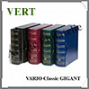 Reliure VARIO GIGANT Classic - AVEC Etui assorti - VERT FONCE - Reliure Vide (318174 ou CLVASETGG) Leuchtturm