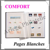 Classeur COMFORT- 32 Pages BLANCHES - ROUGE (341308 ou LP4-16-R)