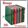 Reliure DE EXCELLENT - STANDARD - ROUGE - Avec ETUI assorti (308630 ou DEKAR) Leuchtturm