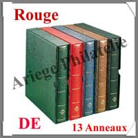 Reliure DE EXCELLENT - STANDARD - ROUGE - Avec ETUI assorti (308630 ou DEKAR)