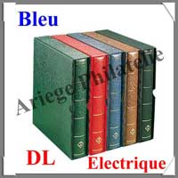 Reliure DL LUXUS - STANDARD - BLEU - Avec ETUI assorti (307792 ou DLKABL)