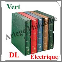 Reliure DL LUXUS - STANDARD - VERT - Avec ETUI assorti (320098 ou DLKAG)