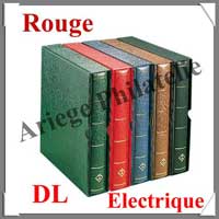 Reliure DL LUXUS - STANDARD - ROUGE - Avec ETUI assorti (306453 ou DLKAR)