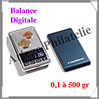 BALANCE DIGITALE de Poche - 0,1  500 grammes - LIBRA 500 (344224 ou DW4) Leuchtturm