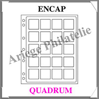 GRANDE ENCAP - Pages 20 Cases - Pour QUADRUM - Set de 2 Pages Transparentes (334778 ou ENCAPQ)