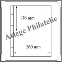 Feuilles FOLIO 2C - TRANSPARENTES - 2 Poche (317693 ou FOLIO2C)