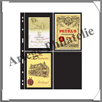 Feuilles GRANDE 2ST - NOIRES - 4 Cases (339959 ou GRANDE2ST)