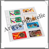 Feuilles GRANDE 4C- TRANSPARENTES - 6 Cases (360753 ou GRANDE4CT)