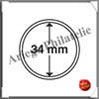 CAPSULES pour PIECES de 34 mm - Boite de 10 (310430 ou GRIPS34) Leuchtturm