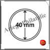 CAPSULES pour PIECES de 40 mm - Boite de 10 (328440 ou GRIPS40) Leuchtturm