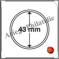 CAPSULES pour PIECES de 43 mm - Boite de 10 (322622 ou GRIPS43)