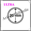 CAPSULES ULTRA pour PIECES de 20 mm - Boite de 10 (345022 ou CAPSP20) Leuchtturm