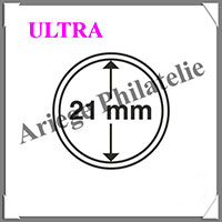 CAPSULES ULTRA pour PIECES de 21 mm - Boite de 10 (345023 ou CAPSP21)