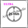 CAPSULES ULTRA pour PIECES de 25 mm - Boite de 10 (345031 ou GRIPSP25) Leuchtturm