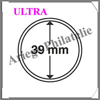 CAPSULES ULTRA pour PIECES de 39 mm - Boite de 10 (345047 ou GRIPSP39)