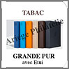 Reliure GRANDE PUR - AVEC Etui assorti - TABAC -  Reliure 1er Prix (359528 ou GRPURSETBR) Leuchtturm