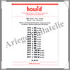 HAWID Assortiment de 500 Bandes TRANSPARENTES : Environ 1.050 grammes (366378) Leuchtturm