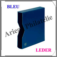 Etui pour Classeur LEDER - BLEU (357838 ou KALZL-BL)