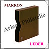 Etui pour Classeur LEDER - MARRON (357839 ou KALZL-BR) Leuchtturm