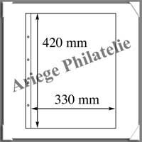 Feuilles KANZLEI 1C - TRANSPARENTES - 1 Poche (307390 ou KANZLEI1C)