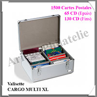 VALISETTE ALUMINIUM -  CARGO MULTI XL - Vide - Couleur ARGENT (KOMS ou 316530)