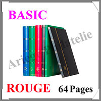 Classeur BASIC - 64 Pages BLANCHES - ROUGE (316445 ou L4-32-R)