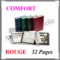 Classeur COMFORT- 32 Pages NOIRES - ROUGE (339253 ou LSP4-16-R)