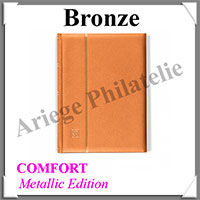 Classeur COMFORT- 64 Pages NOIRES - BRONZE (358060 ou LSP4-32-BRO)