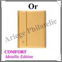 Classeur COMFORT- 64 Pages NOIRES - GOLD (358058 ou LSP4-32-GO)