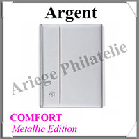 Classeur COMFORT- 64 Pages NOIRES - ARGENT (358059 ou LSP4-32-SI)