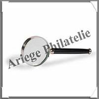LOUPE  MANCHE EBONY - Grossissement x3 - Lentille 50 mm (361655 ou LU13)