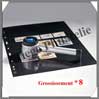 LOUPE  POSER - 3 LED - Grossissement x8 - Lentille 30 mm (325852 ou LU151) Leuchtturm
