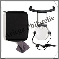 LOUPE  SUSPENDRE - 2 LED - 2 Grossissements de x2,5 et 5  (342125 ou LU300LED)