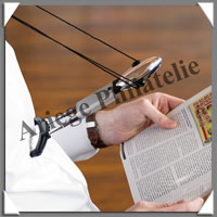 LOUPE  SUSPENDRE - 2 LED - 2 Grossissements de x2,5 et 5  (342125 ou LU300LED)